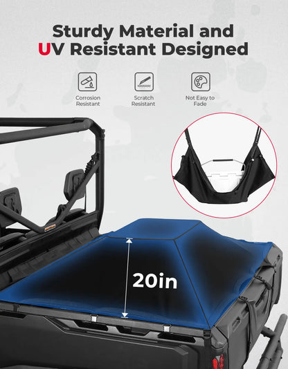 Cargo Bed Net Cover with Tie-Down Straps for Can-Am Defender (2016–2024)