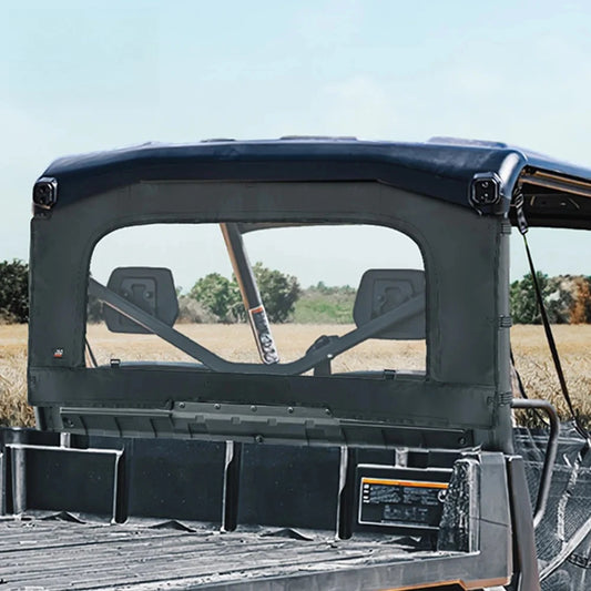 Soft Dustproof PVC Rear Full Windshield for Can-Am Defender (2016–2026)