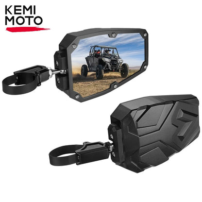 KEMIMOTO Side Rearview Mirrors for 1.5–1.875 Inch Roll Bars for UTV & SXS