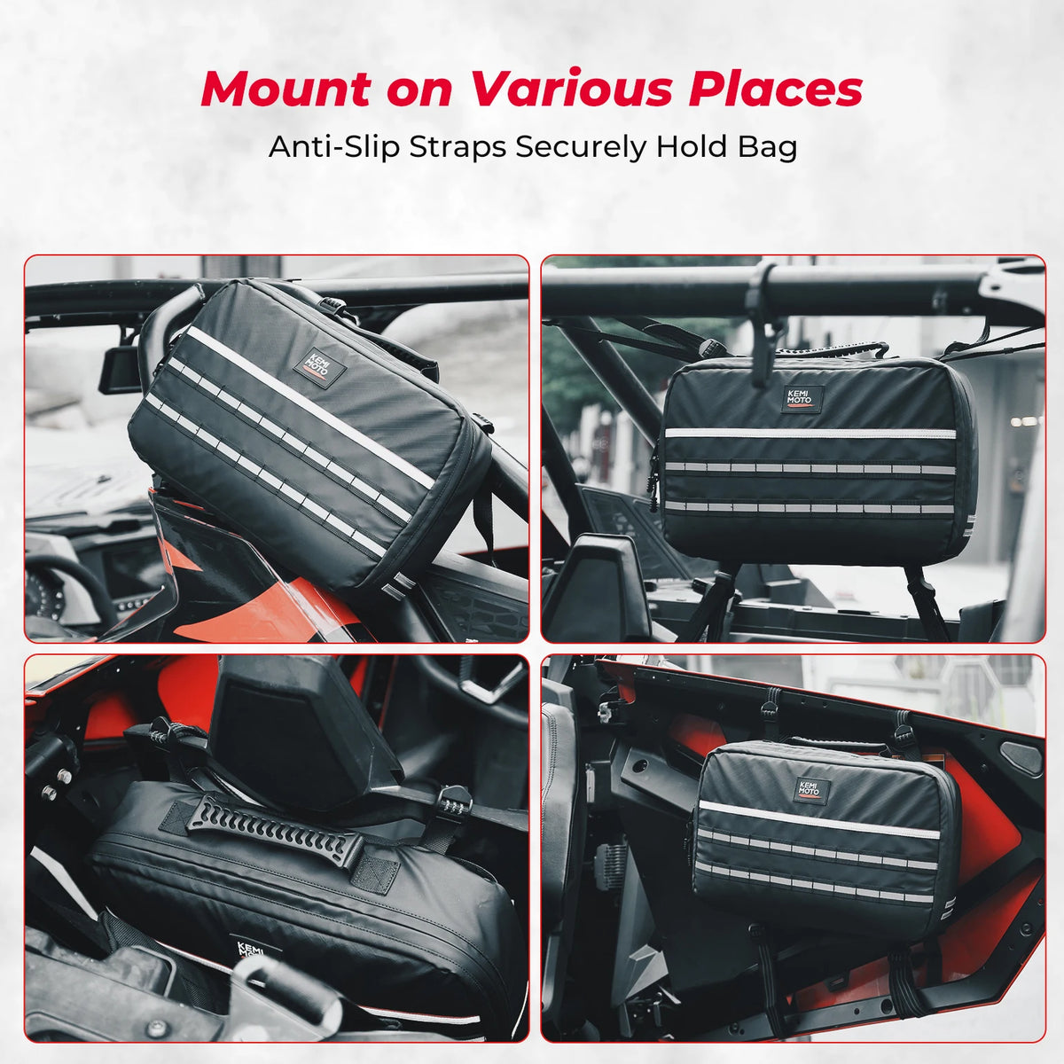 CVT Drive Belt Bag with Tool Roll for UTV & SXS