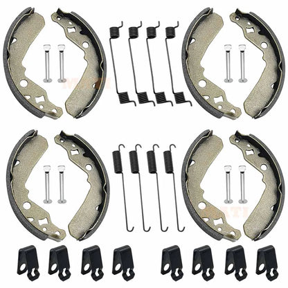 Front and Rear Brake Shoes Kit for Kawasaki Mule SX (2017–2022)
