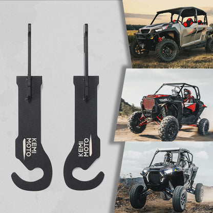 KEMIMOTO 4.5-Inch Vent Extender Door Latches (Pair) for Polaris RZR Pro XP, RZR Pro R & More