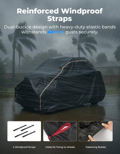 KEMIMOTO Full-Size 420D Oxford UTV Cover