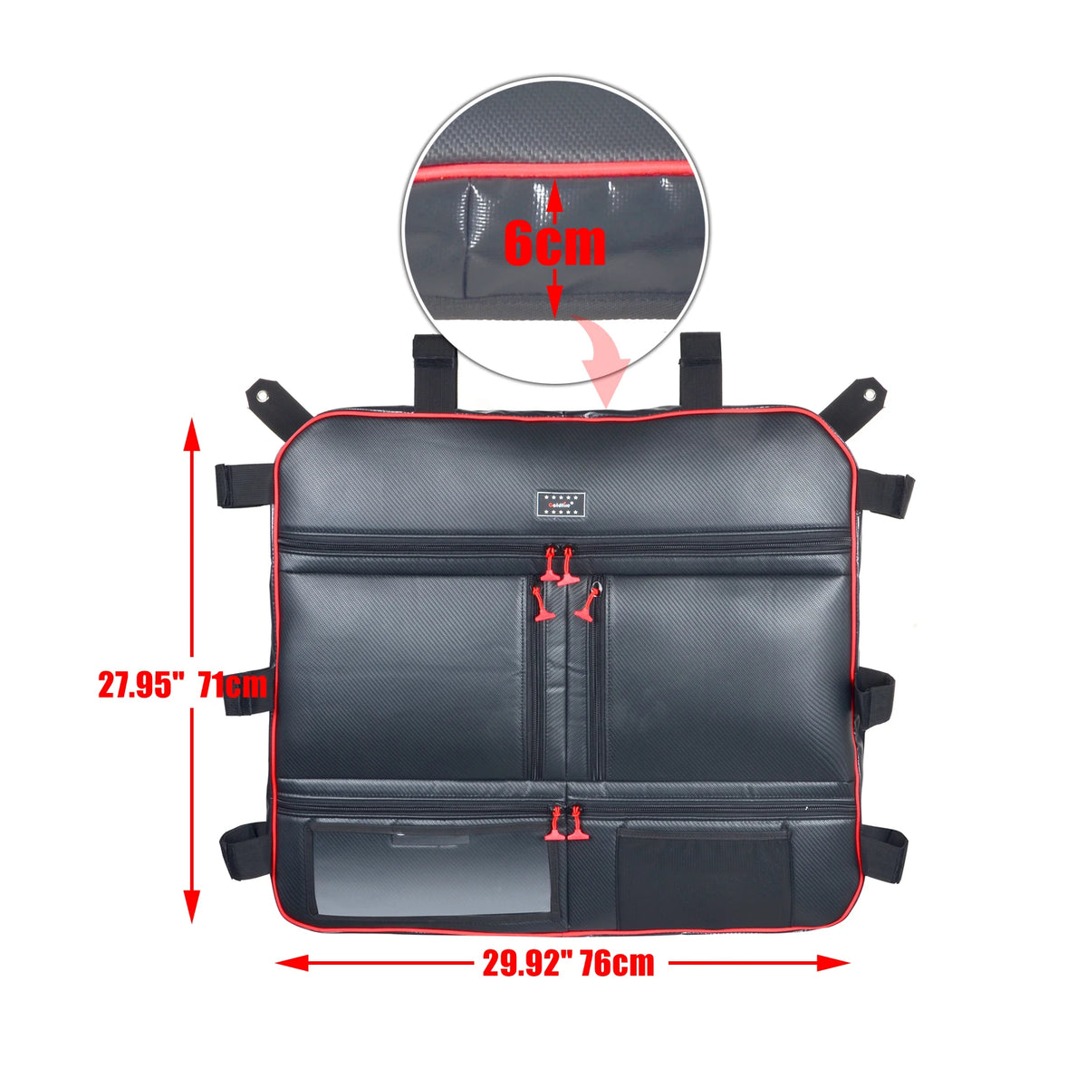 Waterproof Overhead Storage Map Bag for Polaris RZR XP 1000 (2014–2023)