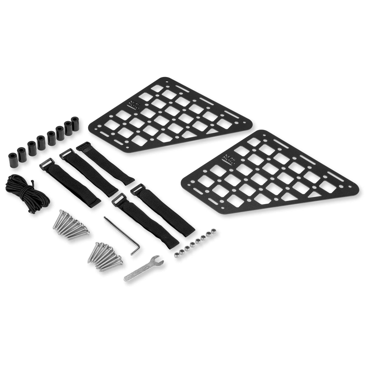 KEMIMOTO Seat Side MOLLE Storage Panels for Polaris Ranger XP 1000 (2018–2024)