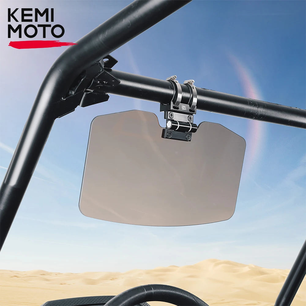 Oversized Anti-Glare Sun Visor for 1.5–2 Inch Roll Bars for UTV & SXS