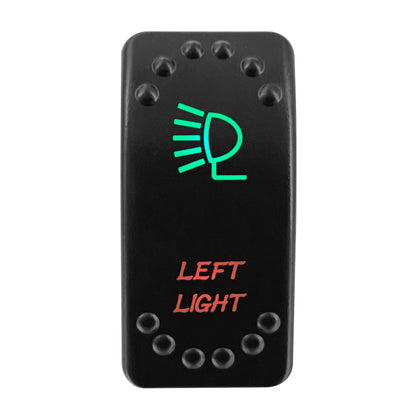 4x4/2x4 Rocker Switch, Red & Green LED for UTV & SXS
