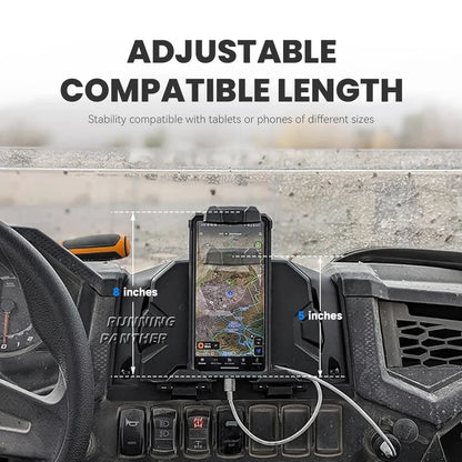 Phone, Tablet and GPS Holder Mount for Polaris RZR XP 1000 & RZR XP Turbo
