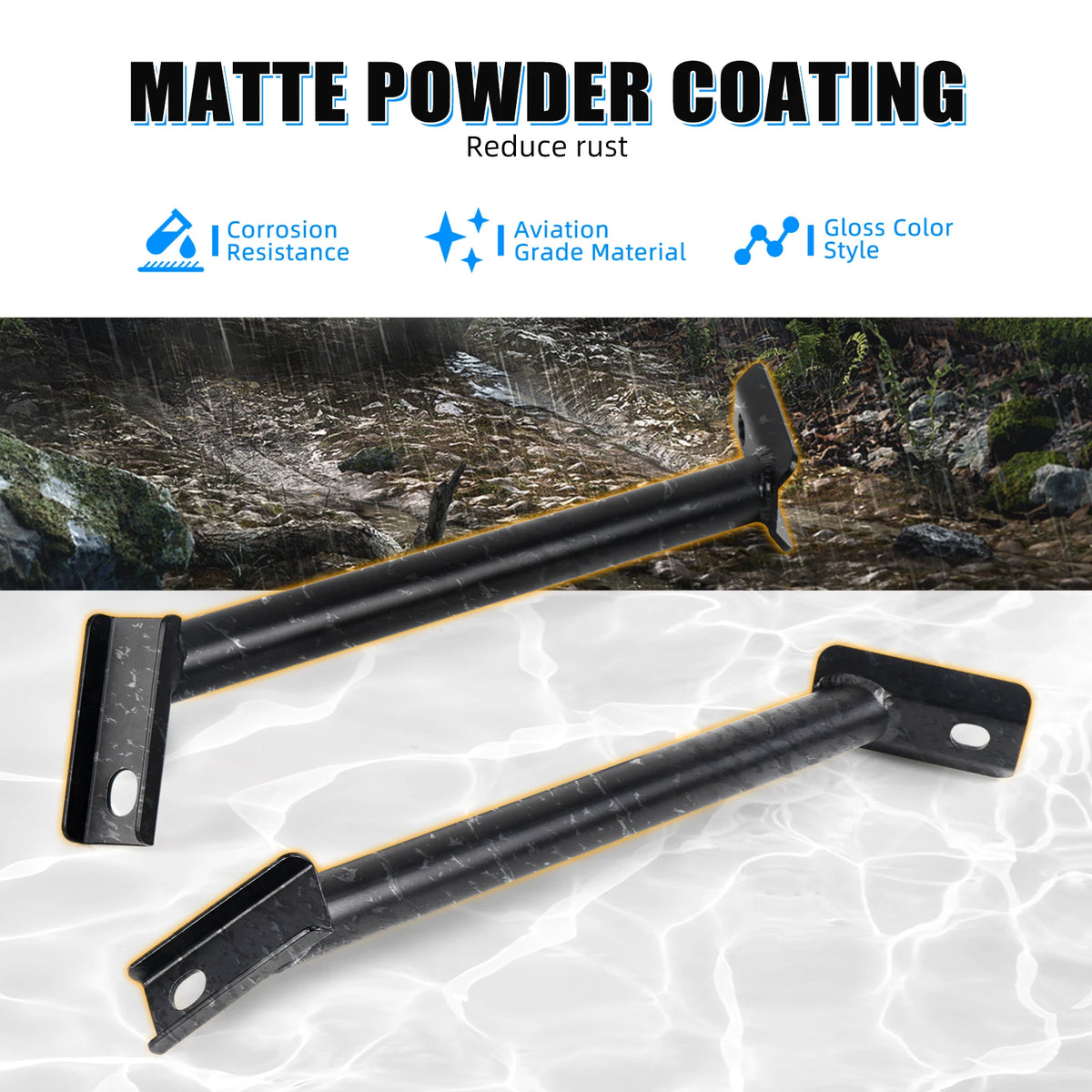 NICECNC Rear Luggage Rack Cargo Support Kit for Can-Am Maverick X3 (2018–2022)