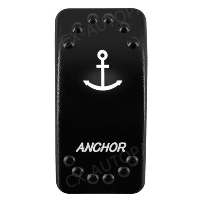 Waterproof Backlit Rocker Switch, 20A 12V for UTV & SXS