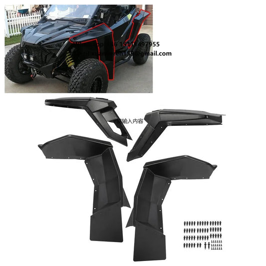Full Coverage Fender Flares for Polaris RZR Pro R, RZR Pro XP & RZR Turbo R