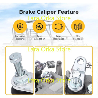 Rear Brake Caliper, Left or Right for Kawasaki Mule Pro (2015–2023)