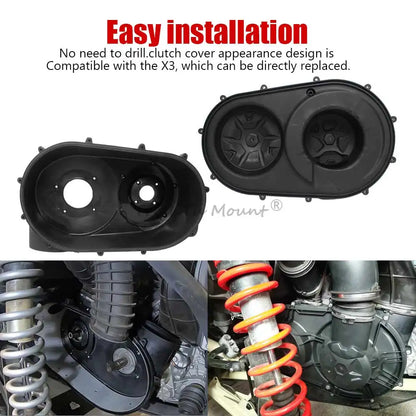 Inner and Outer CVT Clutch Housing Covers (Pair) for Can-Am Maverick X3 (2017–2023)
