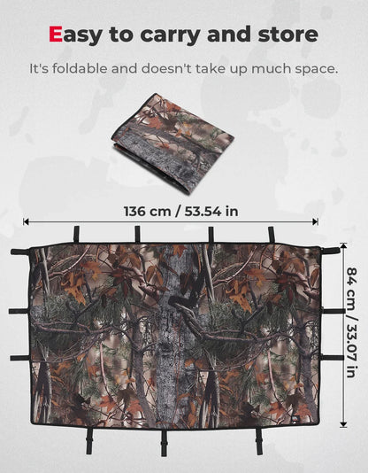 KEMIMOTO 3-Seat Canvas Sunshade Soft Top for Polaris Ranger XP 1000, Ranger 1000 & Ranger XP 900