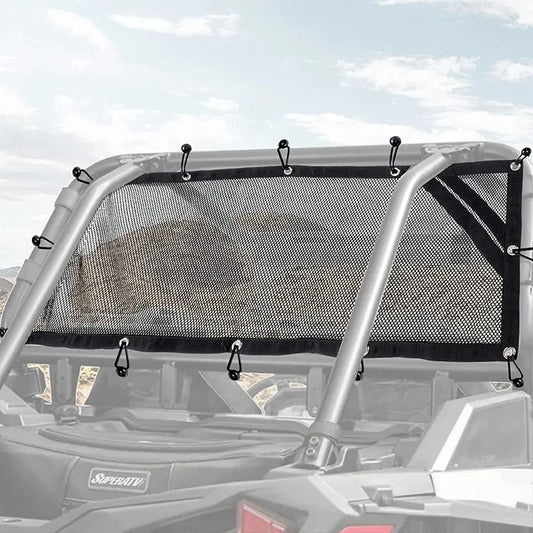Soft Mesh Rear Window Net, 2-Seat for Polaris RZR 570, RZR 900 & More