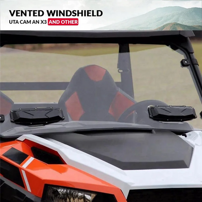 Windshield Roof Vent Install Kit for Can-Am Maverick X3, Maverick Trail & More