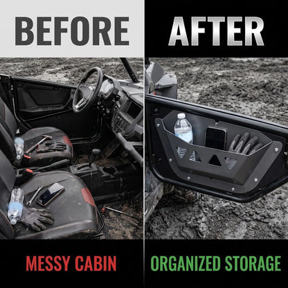 Front Door Interior Storage Pocket Kit for Polaris Xpedition (2024–2026)
