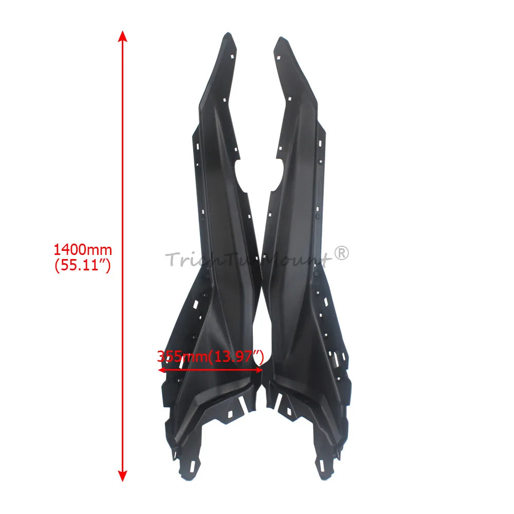 Rear Fascia Cover and Fender Guard Deflector for Can-Am Maverick X3 (2017–2024)