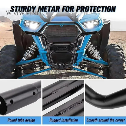 Heavy-Duty Front Bumper Brush Guard for Polaris RZR XP 1000 & RZR XP Turbo