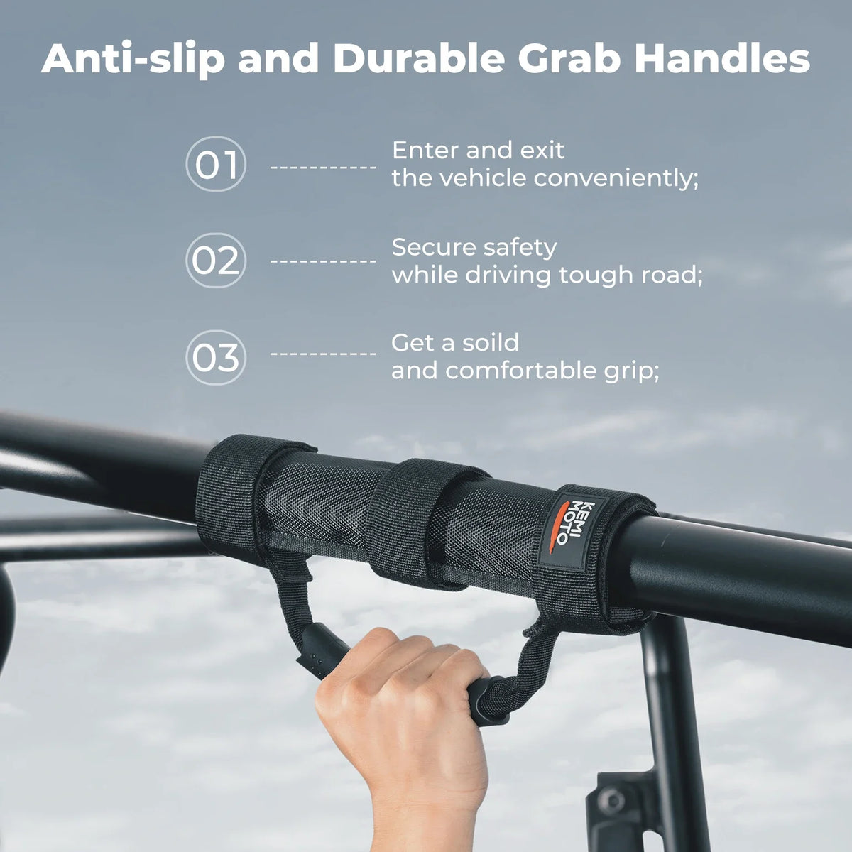 Roll Bar Grab Handle for UTV & SXS
