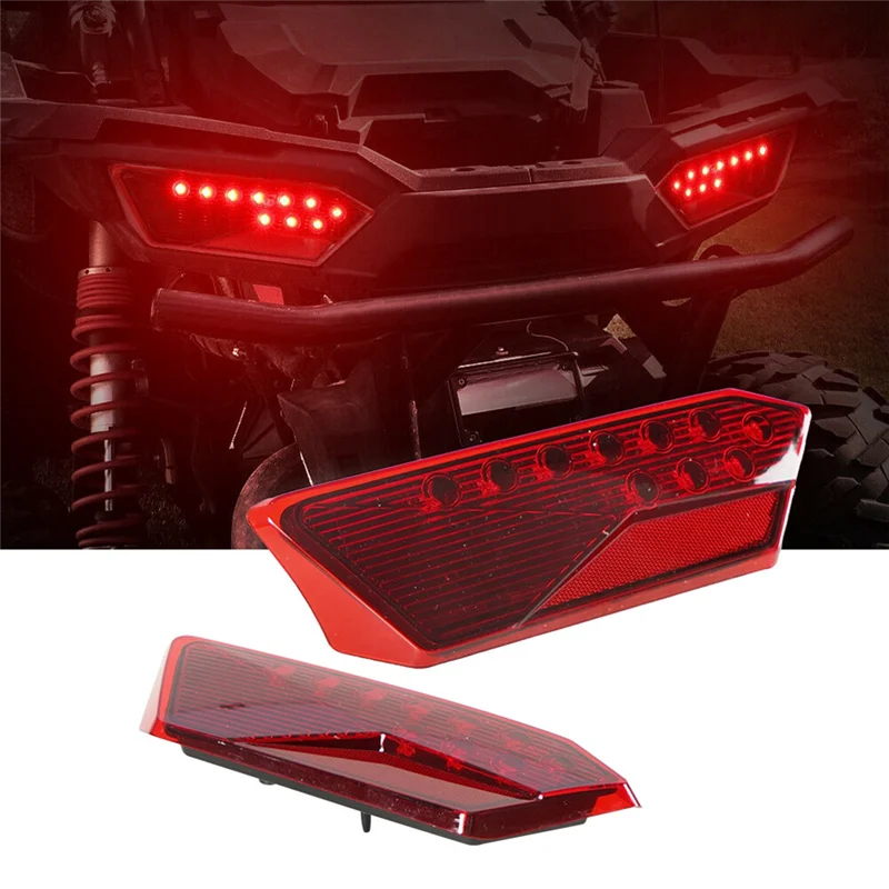 Red LED Tail Lights (Pair) for Polaris RZR XP 1000, RZR 900 & RZR XP Turbo