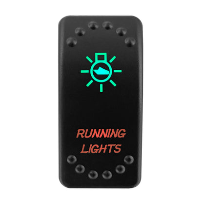 4x4/2x4 Rocker Switch, Red & Green LED for UTV & SXS