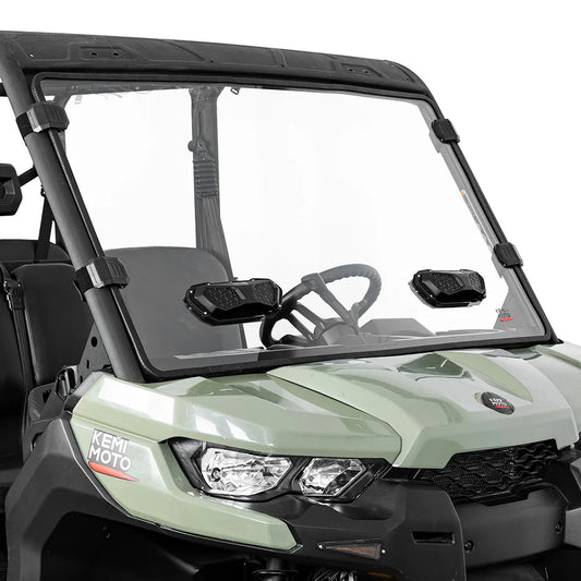 Hard-Coated Polycarbonate Front Windshield for Can-Am Defender (2016–2026)