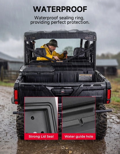 45L Waterproof Lockable Cargo Storage Bin for Can-Am Defender & Commander