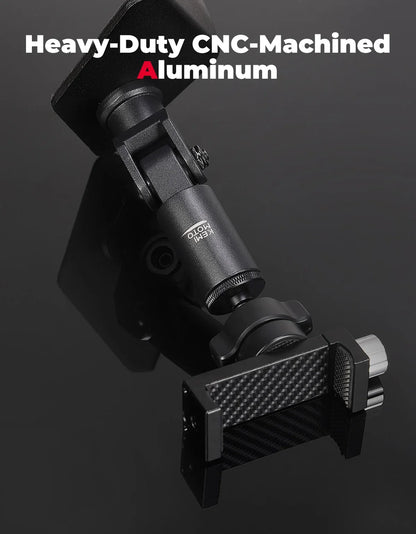360-Degree Rotating CNC Aluminum Phone Mount, No-Drill for Can-Am Maverick X3 (2017–2026)