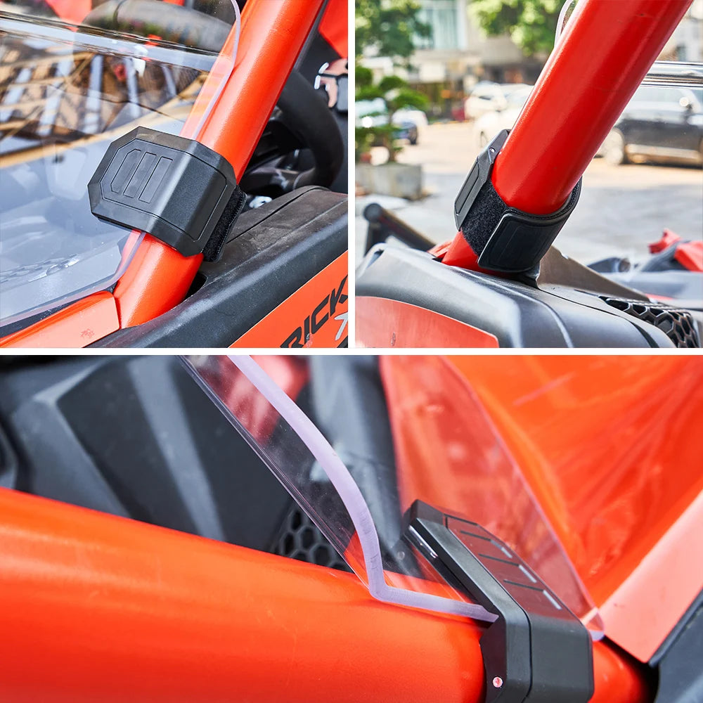 Clear Polycarbonate Half Windshield for Can-Am Maverick X3 (2017–2024)