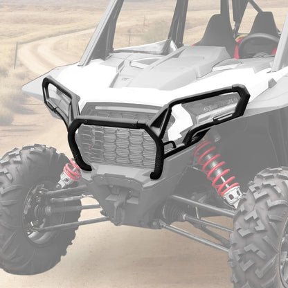 Heavy-Duty Steel Front Bumper with Brush Guard for Polaris RZR XP 1000 (2024–2026)