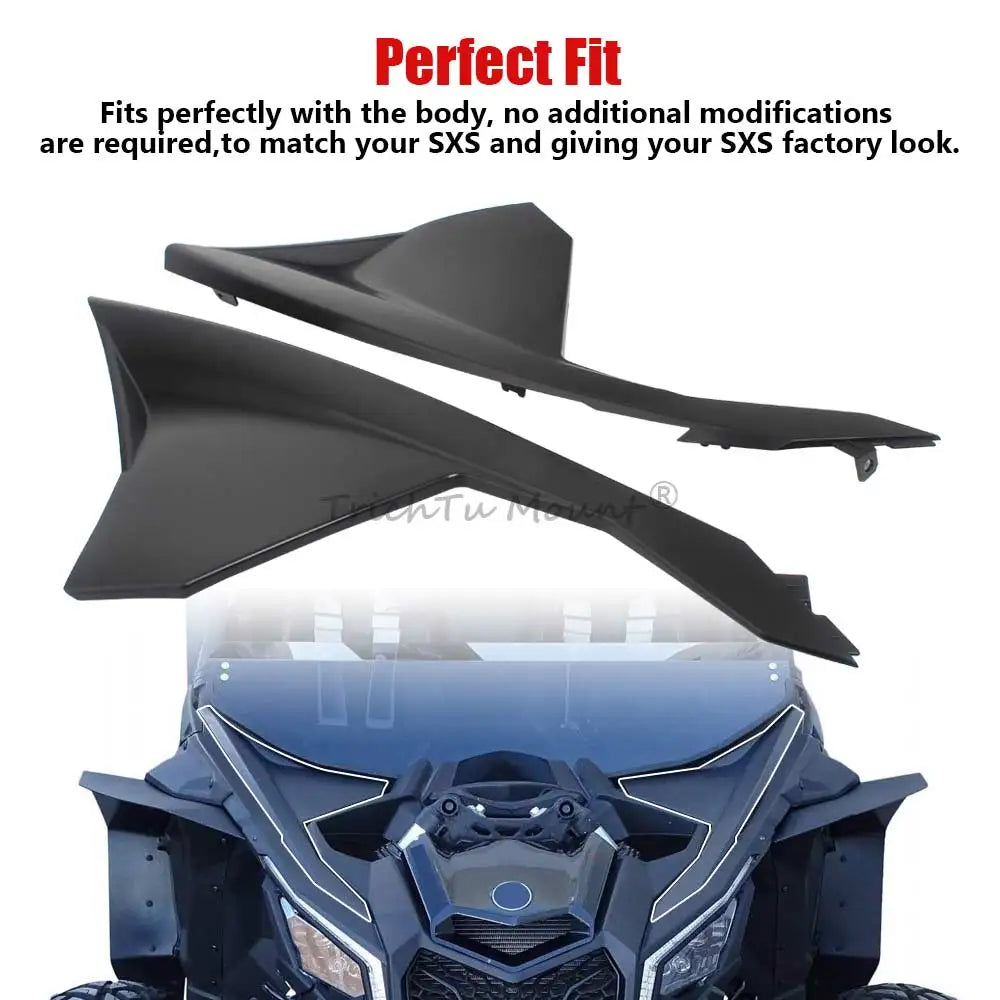 Front Fender Decorative Plate Cover, ABS for Can-Am Maverick X3 (2017–2023)
