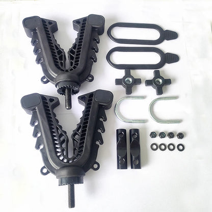 Rubber-Coated Gun Rack for UTV & SXS