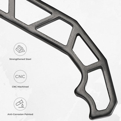 Stainless Steel Door Handle Latches, Black for Can-Am Maverick X3 (2017–2025)