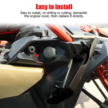 Right Side Panel Gas Cap Cover for Can-Am Maverick X3 & Defender