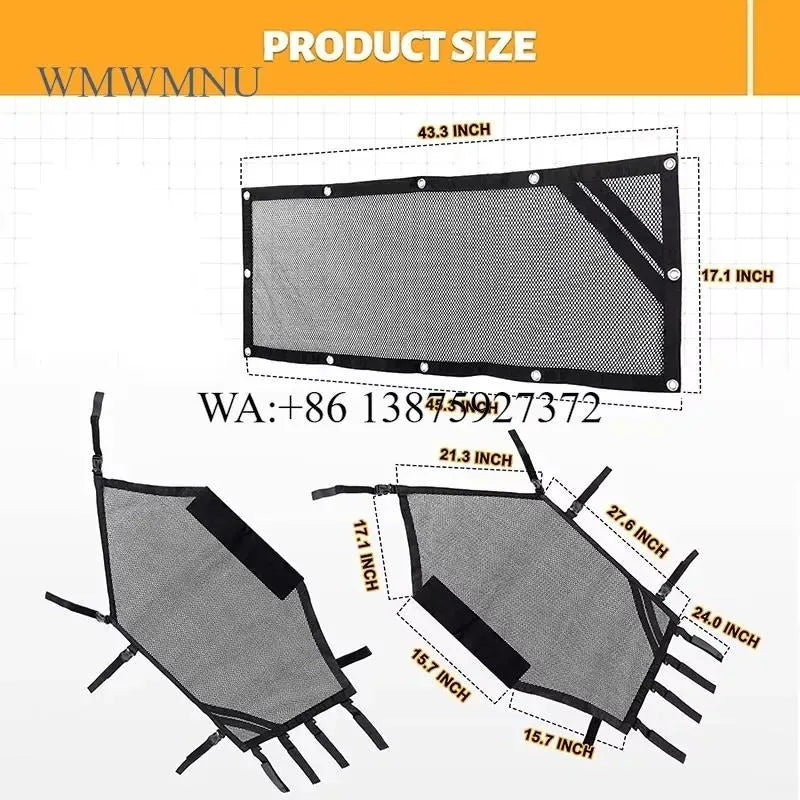 Roll Cage Mesh Window Nets for Polaris RZR Pro XP & RZR Pro R