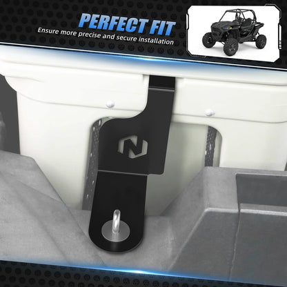 NICECNC Steel Cooler Mount Bracket for Yeti 35 for Polaris RZR XP 1000 (2015–2021)