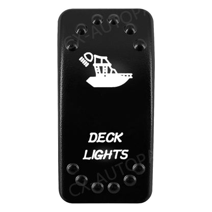 Waterproof Backlit Rocker Switch, 20A 12V for UTV & SXS