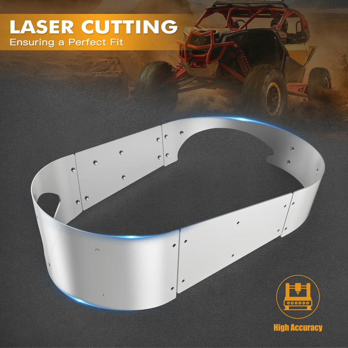 NICECNC Aluminum Belt Clutch Cover Guard for Can-Am Maverick X3 (2017–2021)