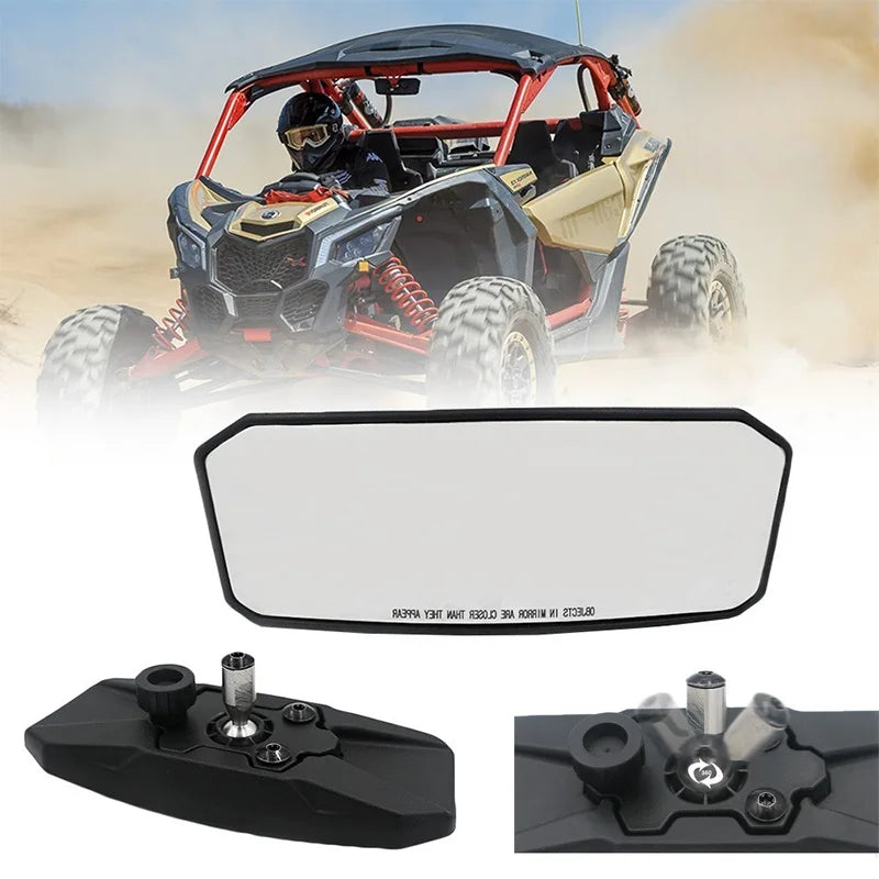 Anti-Shock Center Rearview Mirror for Can-Am Maverick X3 (2017–2026)