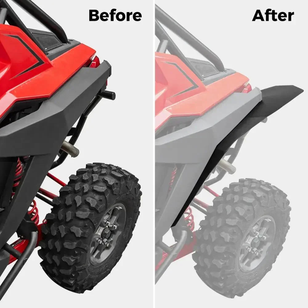 Front and Rear Fender Flares with Mud Flaps for Polaris RZR Pro XP, RZR Pro R & RZR Turbo R