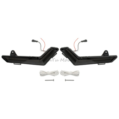 LED Front Accent Turn Signal Lights with DRL (Pair) for Can-Am Defender & Commander