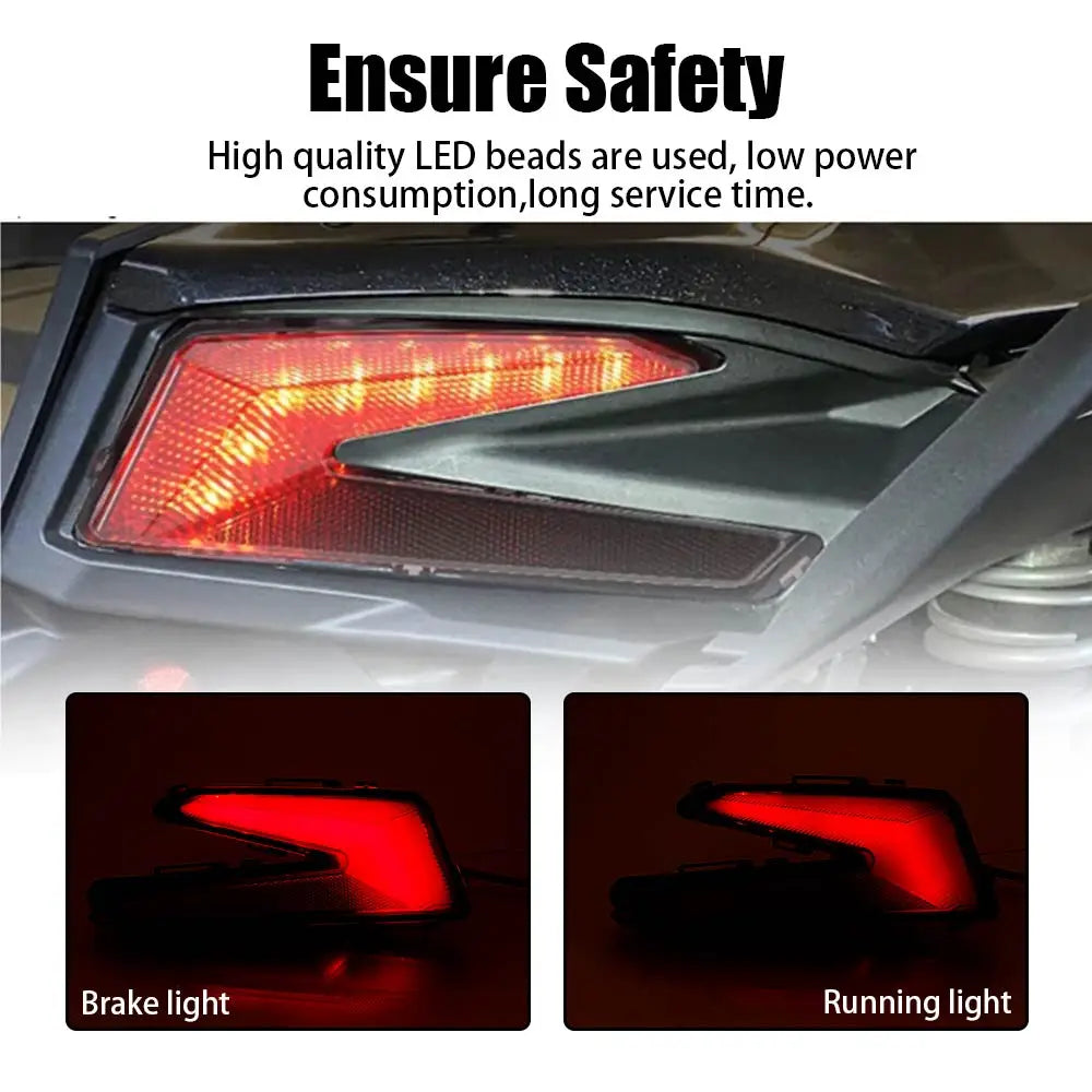 LED Tail Light Assembly, Smoke Lens (Pair) for Can-Am Maverick X3 (2017–2026)