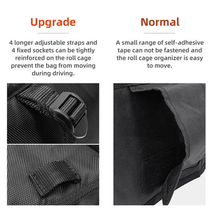 Roll Cage Organizer Storage Bag for UTV & SXS