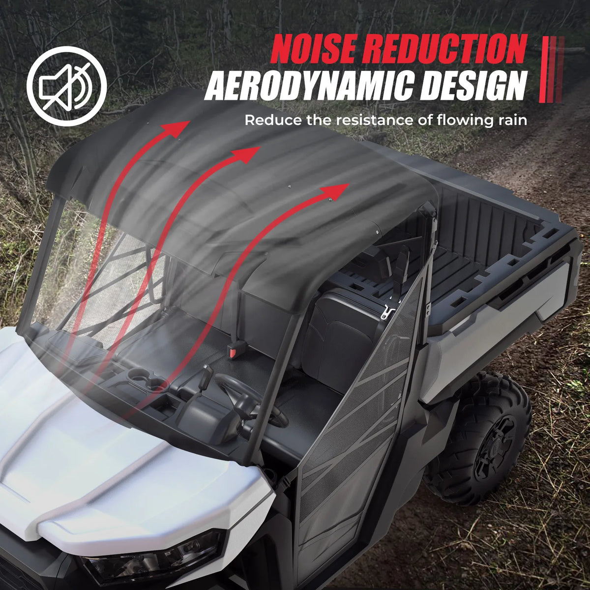 Hard Plastic Combination Roof Top for Can-Am Defender (2016–2024)