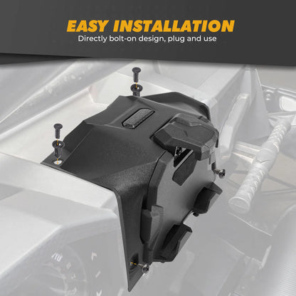 Tablet and Phone GPS Mount with Storage Box for Polaris RZR XP Turbo, RZR XP 1000 & RZR Trail