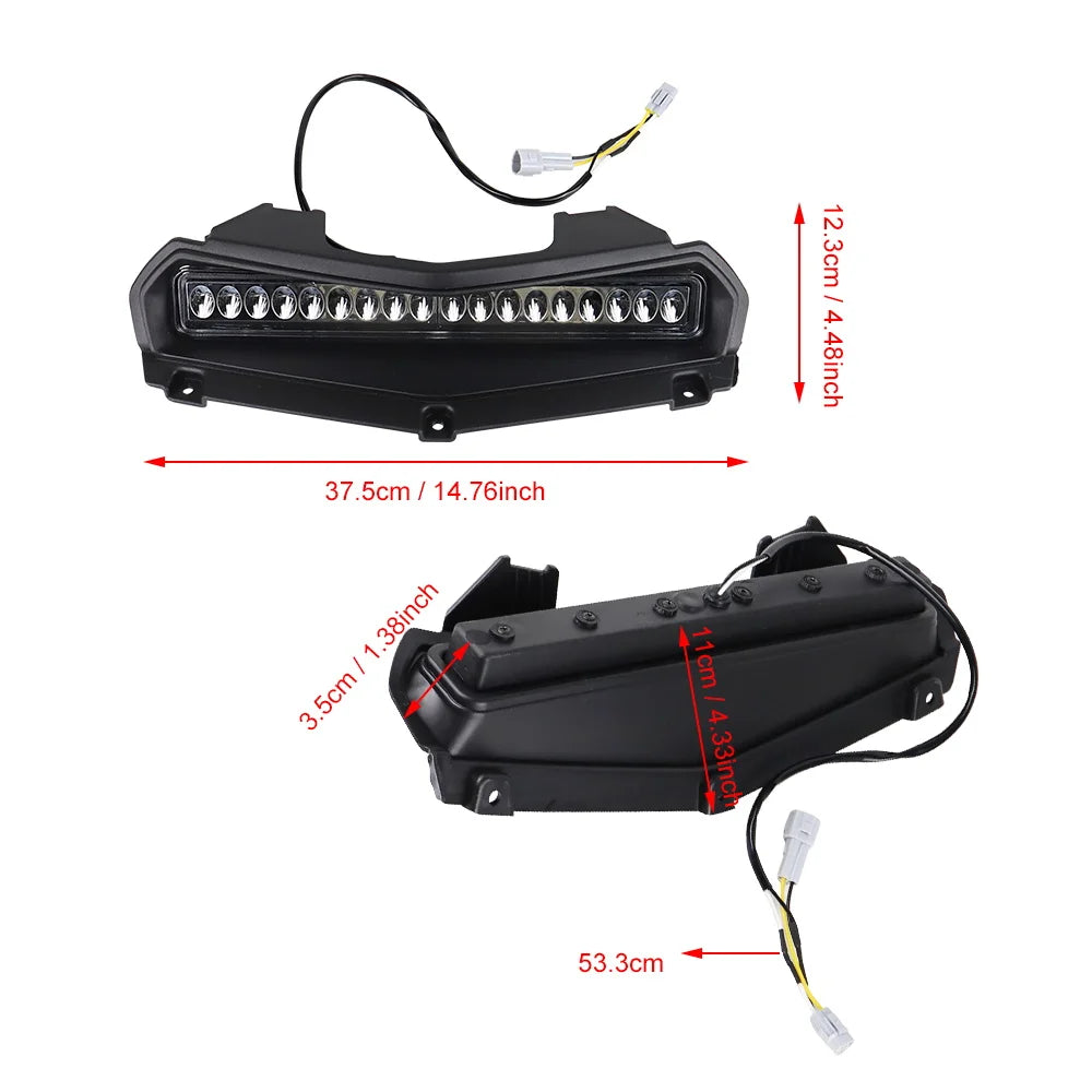 LED Auxiliary Roof Spotlight for Yamaha Wolverine RMAX (2021–2024)