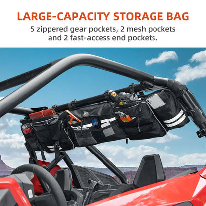 Roll Cage Organizer Storage Bag for UTV & SXS