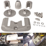 Hihitomorrow Complete Aluminum Anode Kit Compatible with 2004+ Mercruiser Bravo 3 III Drives Sterndrives Replace for CMBRAVO3KITA 888761Q02 888761Q04