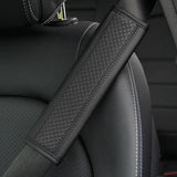 Car Seat Belt Shoulder Protector Pad - Fiber Leather